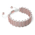 Tree Sloth Links | Deluxe Kismet Bracelet | White x Rose Gold